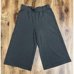 Lululemon Hello Sunday High-Rise Wide-Leg Crop Pants Casual Gray Size 10
